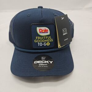 Dole Fruitful Goodness To Go Navy Blue Adjustable Hat